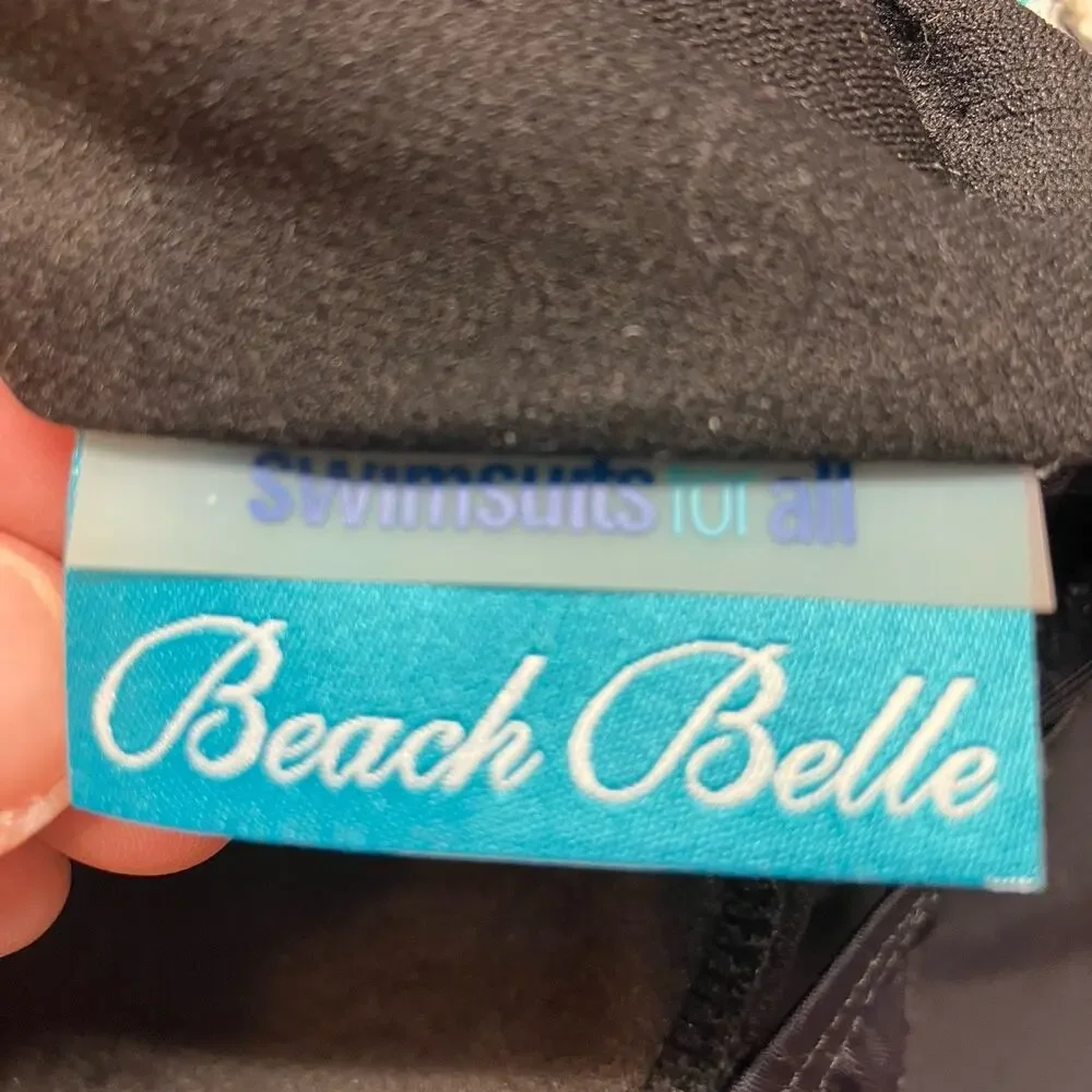 Swimsuits For All Swim Dress Beach Belle Layered Black Swim Dress NWT Size 26